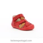 Kickers wasabou camelo vermelho V24TH436 crianças