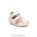 Kickers wasabou rosa claro metalizado V24TH457 crianças