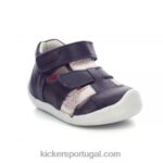 Kickers wasabou rosa marinho metalizado V24TH456 crianças