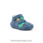 Kickers wasabou verde azul V24TH437 crianças