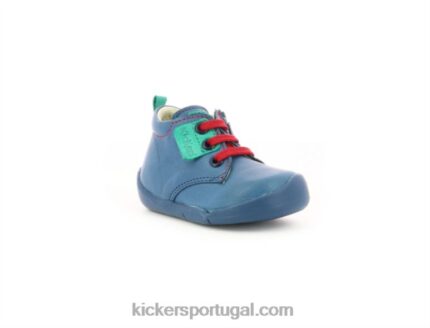 Kickers wazzap azul verde V24TH804 crianças
