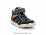 Kickers wincky cdt azul marinho cinza laranja V24TH938 crianças