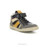 Kickers wincky cdt cinza preto amarelo V24TH986 crianças - Image 2