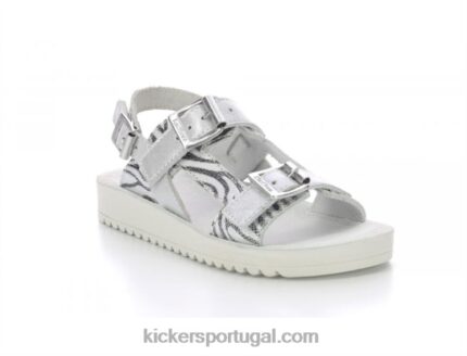Kickers zebra de prata odysummer V24TH486 crianças